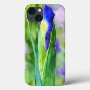 Iris Flower Abstract Style Art Phone Case