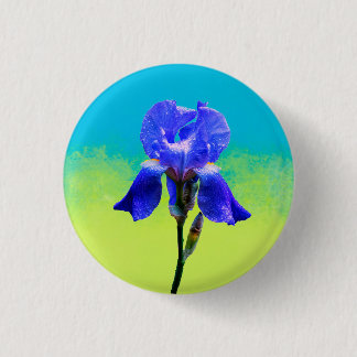 Iris flower button