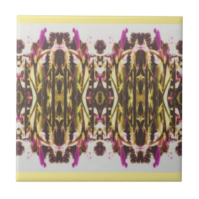 Iris Flower Center Tiles (Front)