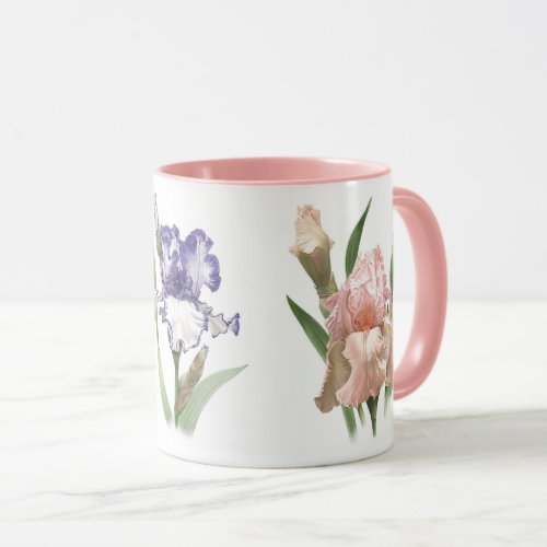 Iris Flower Garden Mug