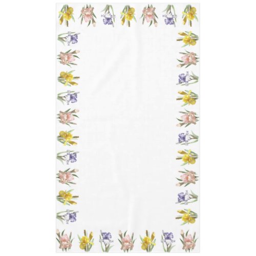 Iris Flower Garden Tablecloth