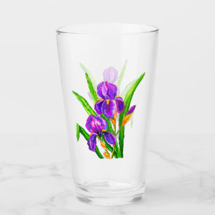 Iris Flower Glass