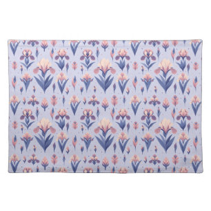 Iris Flower Pattern Cloth Placemat