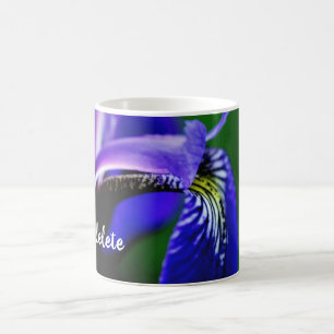 Iris Flower Personalized Coffee Mug