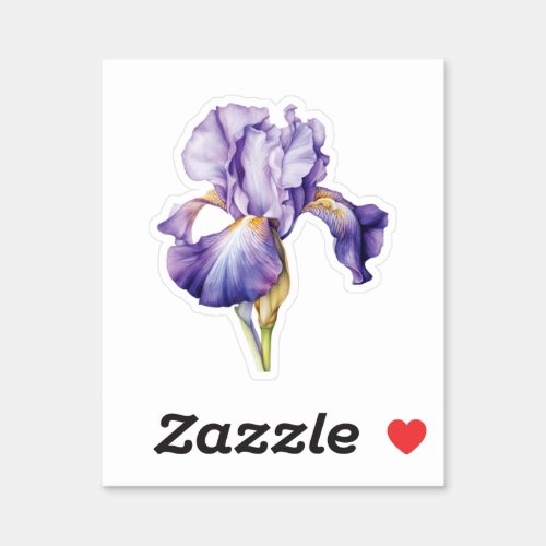 Iris Flower Sticker