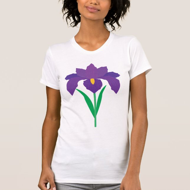 Iris Flower T-Shirt (Front)