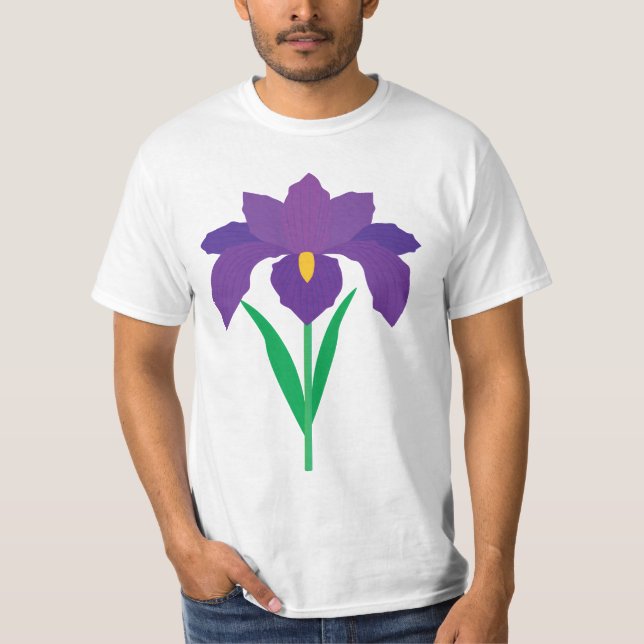 Iris Flower T-Shirt (Front)