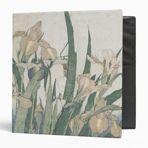 Iris Flowers and Grasshopper c1830_31 Binder