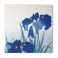 Blue Iris Flowers (Japandi Vintage) - Ohara Koson