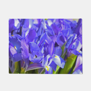 Iris flowers doormat