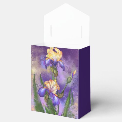 Iris Flowers Gift Box Irises