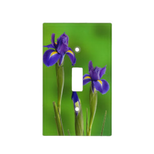 Iris Flowers Light Switch Cover