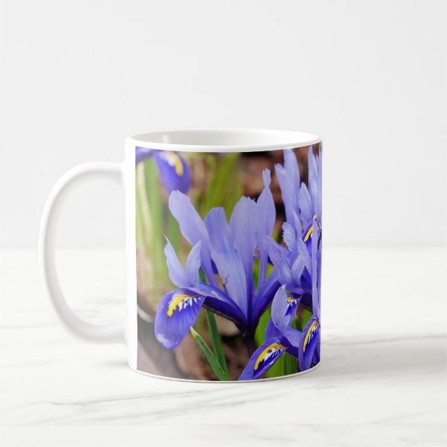 Iris Flowers Mug (Left)