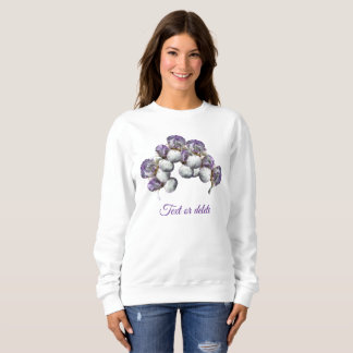Iris Flowers Personalized  Sweatshirt