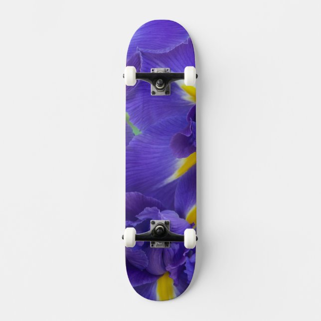 Iris flowers skateboard (Front)
