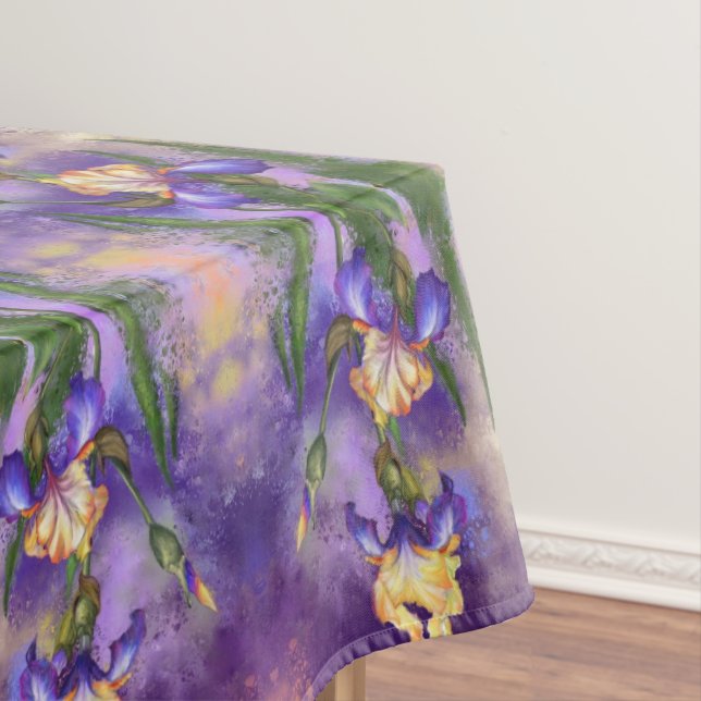 Iris Flowers Tablecloth (In Situ)