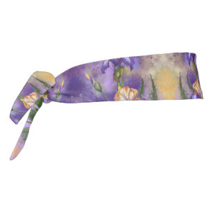 Iris Flowers Tie Headband - Beautiful