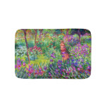 Iris Garden Claude Monet Fine Art Bathroom Mat at Zazzle