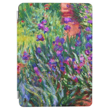 Iris Garden Flowers Claude Monet Fine Art Ipad Air Cover
