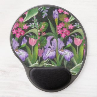 Iris Garden Gel Mouse Pad