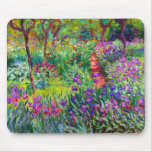 Iris Garden In Giverny Mousepad at Zazzle