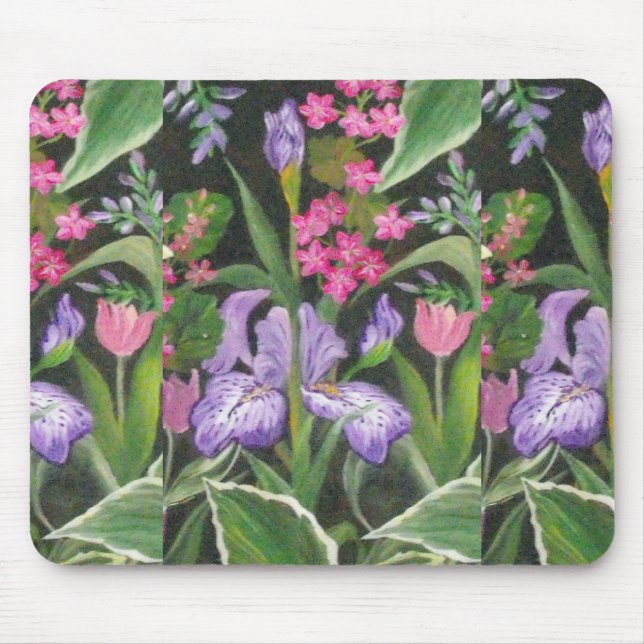 Iris Garden Mouse Pad (Front)
