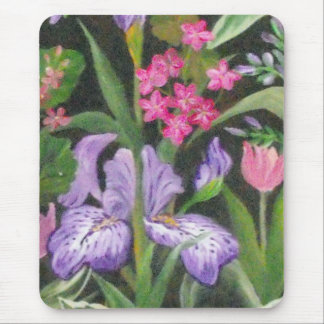 Iris Garden mouse pad