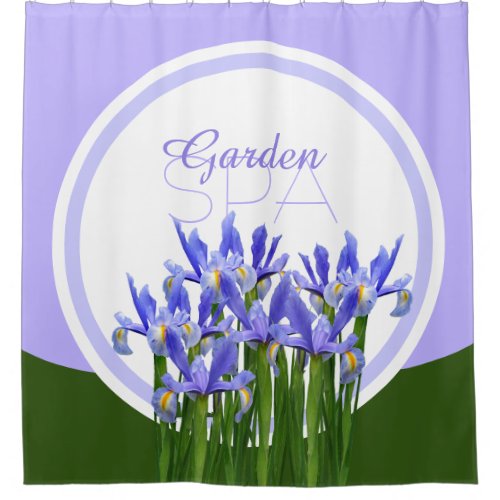 Iris Garden _ Shower Curtain