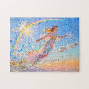 Iris Goddess of the Rainbow from Greek Mythology Jigsaw Puzzle