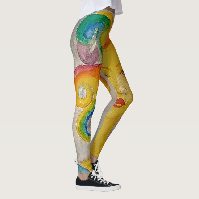 Iris, Goddess of the Rainbow Leggings (Right)