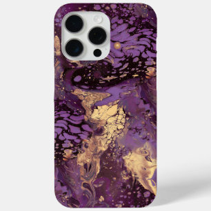 iris gold ink swirl : iPhone 15 pro max case