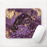 iris gold ink swirl : mouse pad