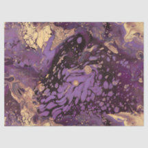 iris gold ink swirl :