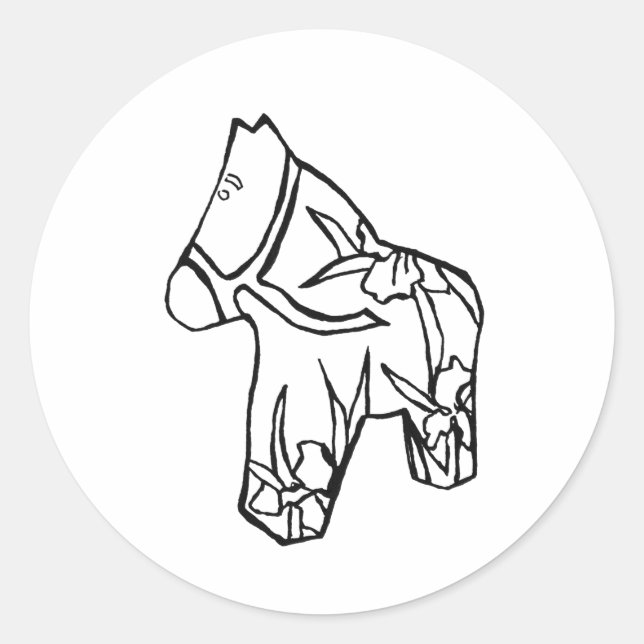 Iris Horse # 2  Sticker (Front)