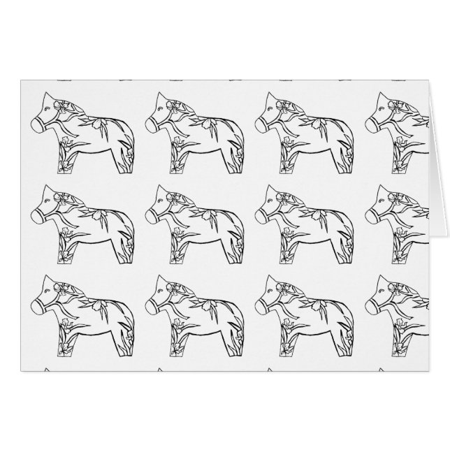 Iris Horse Cards (Front Horizontal)