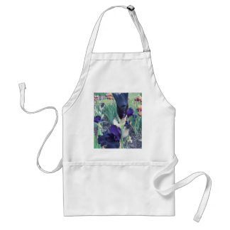Iris I Was Gardening Adult Apron