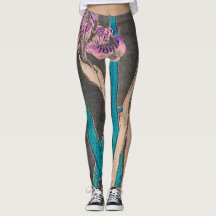 IRIS IN BLACK PRINTED Leggings
