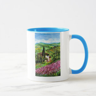 IRIS IN TUSCANY COUNTRSIDE MUG