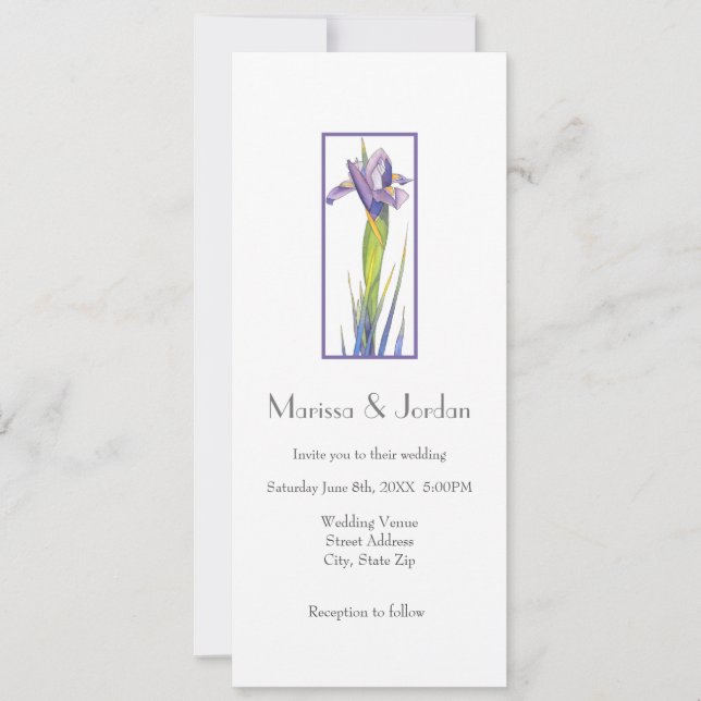 iris invitation (Front)