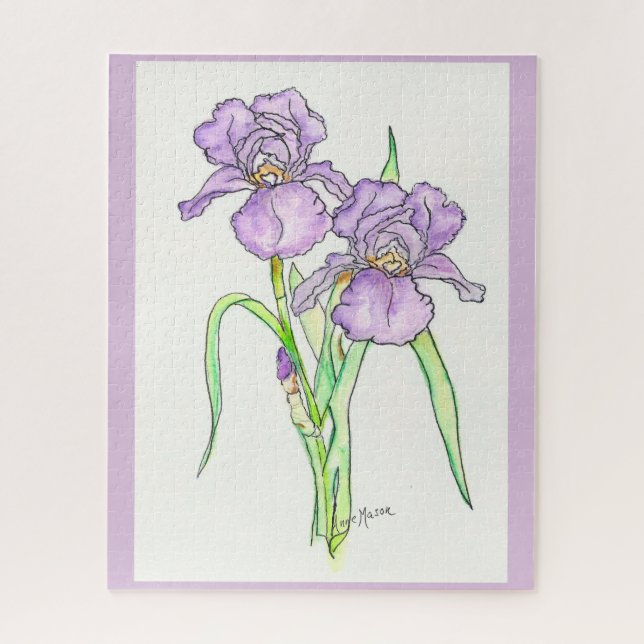 Iris Jigsaw Puzzle (Vertical)