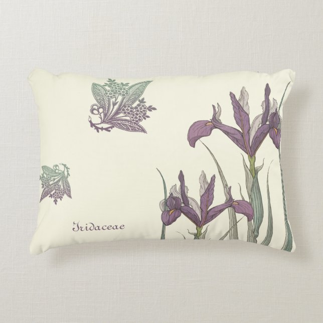Iris Lace Accent Pillow (Front)