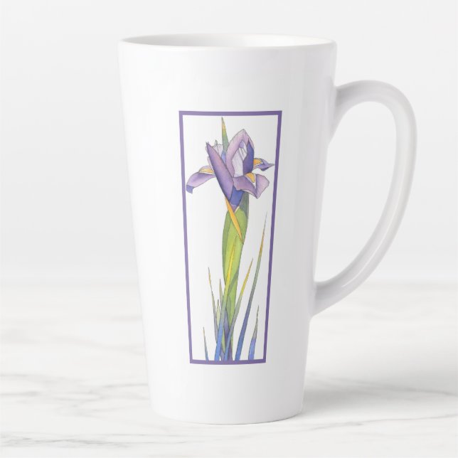 Iris Latte Mug (Right)