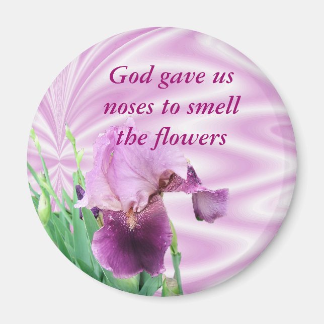 Iris magnet-customize magnet (Front)