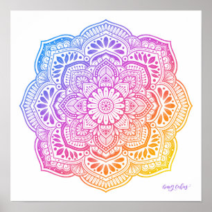 Iris Mandala Fine Art Print