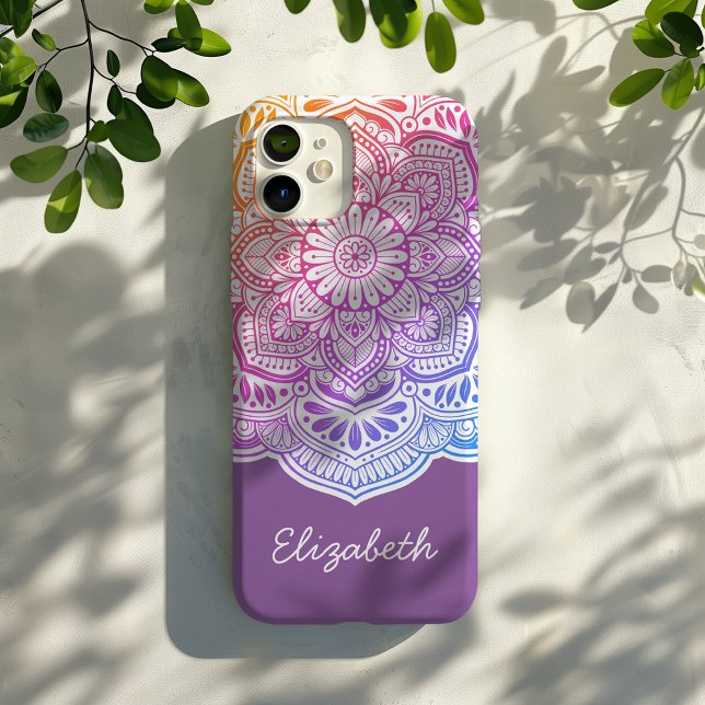 Iris Mandala Pesonalized Case-Mate iPhone Case (Creator Uploaded)