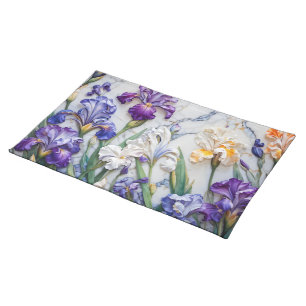 Iris marble placemat