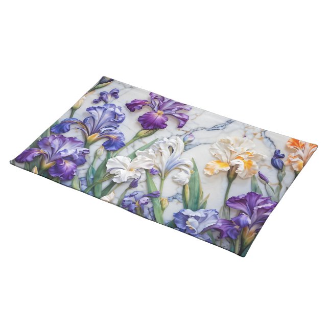 Iris marble placemat (On Table)