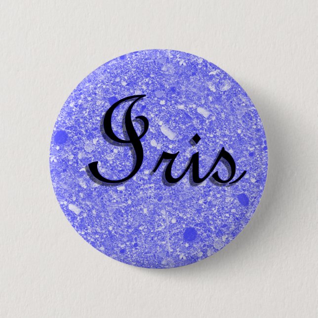 Iris Name Tag Button (Front)