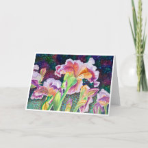 Iris Note Card