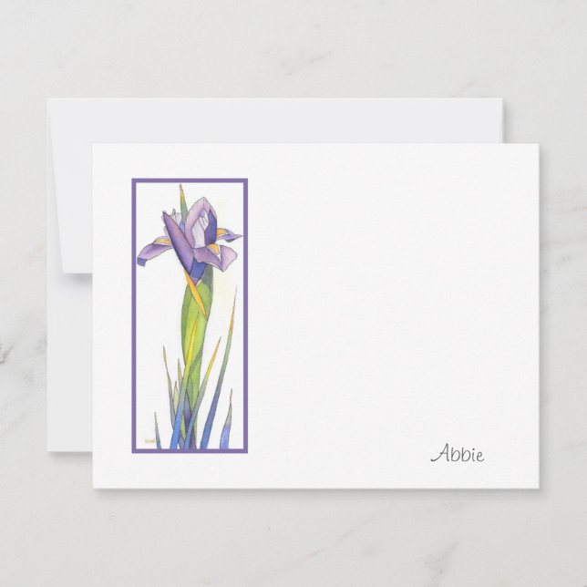 Iris Note Card (Front)